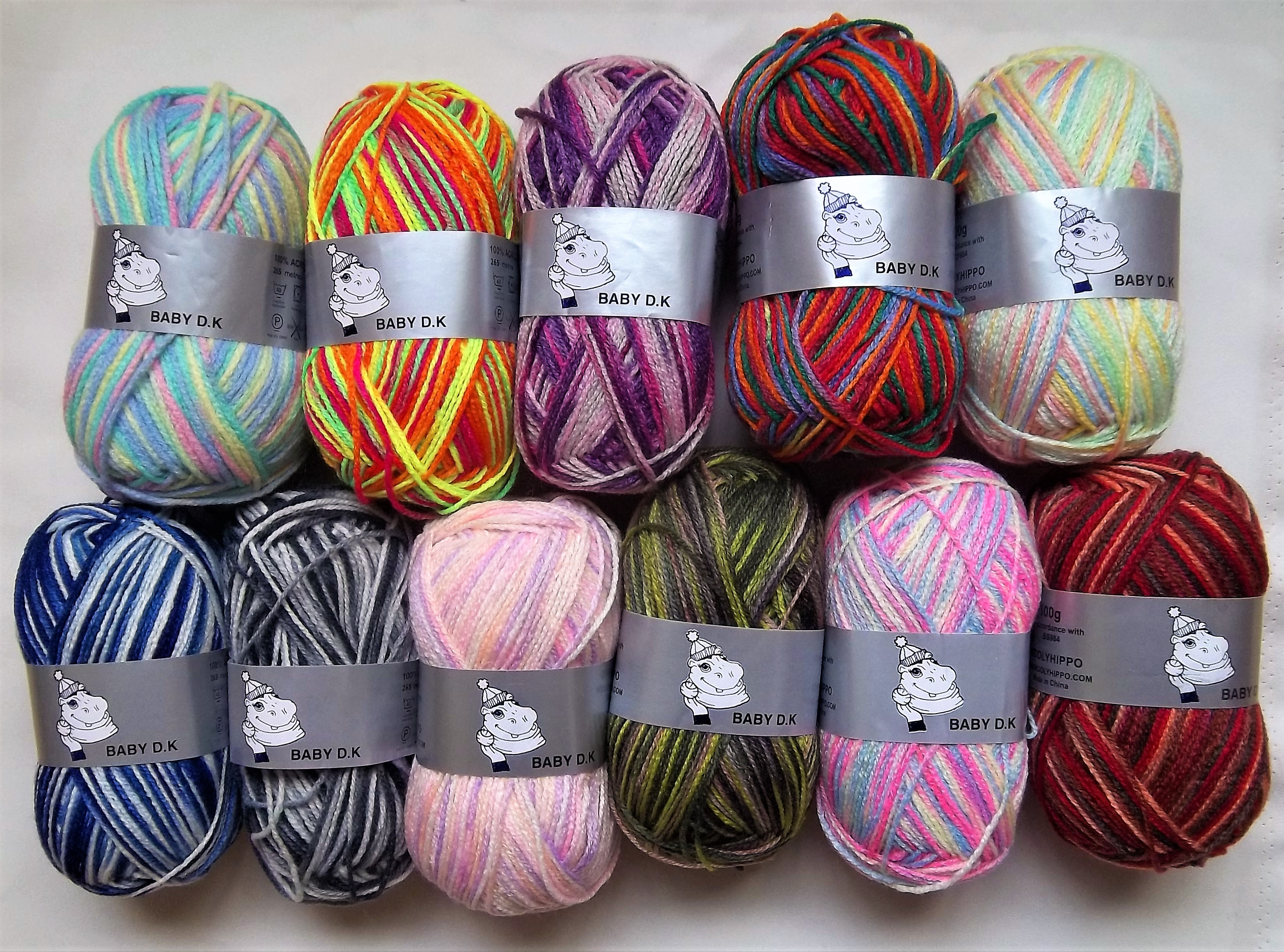 Double knitting wool for sale