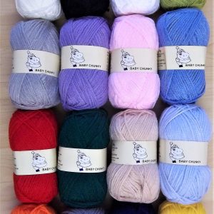 Woolyhippo Soft Chunky Acrylic Nylon Wool 100g Knitting Crochet Yarn