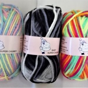 Woolyhippo Velvet Chunky Baby Soft Yarn Polyester Chenille