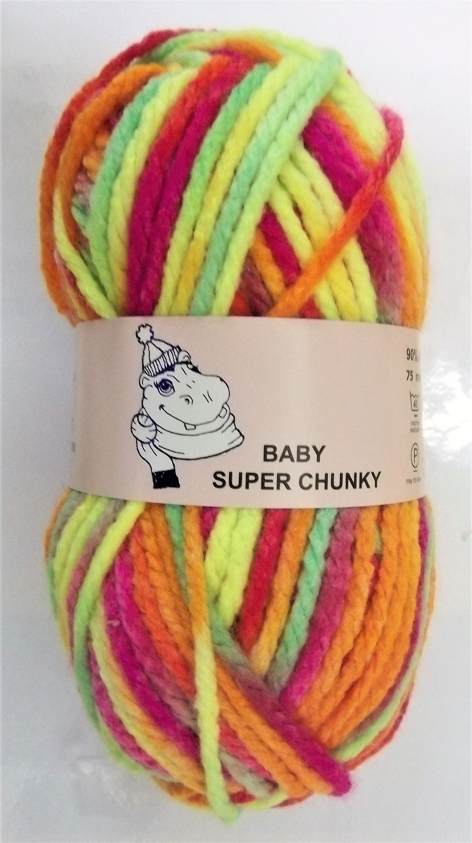 Woolyhippo Chunky Acrylic Yarn Baby Knitting Wool 100g Crochet