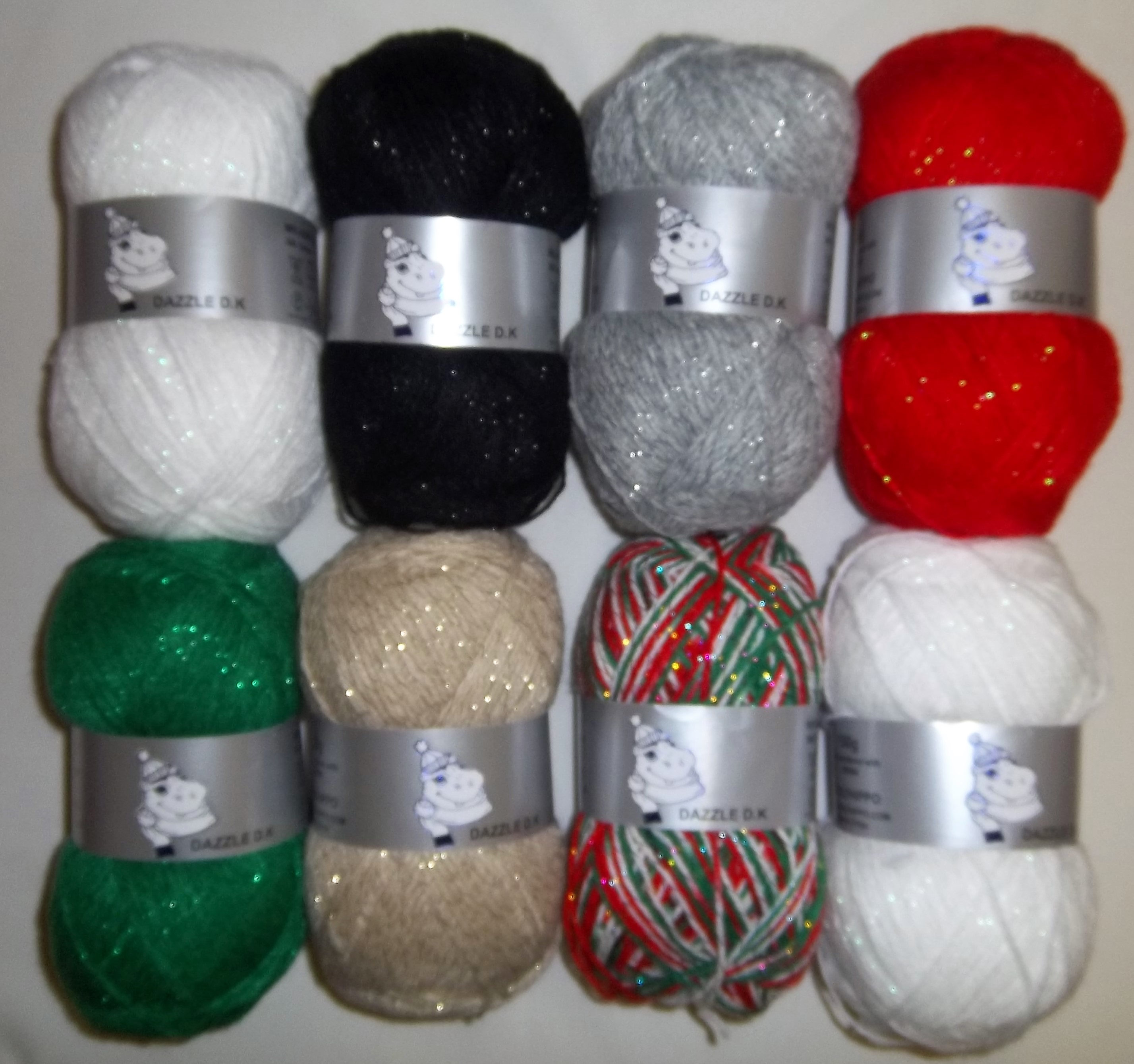 Woolyhippo Dazzle Double Knitting Sparkle Yarn 100g Woolyhippo