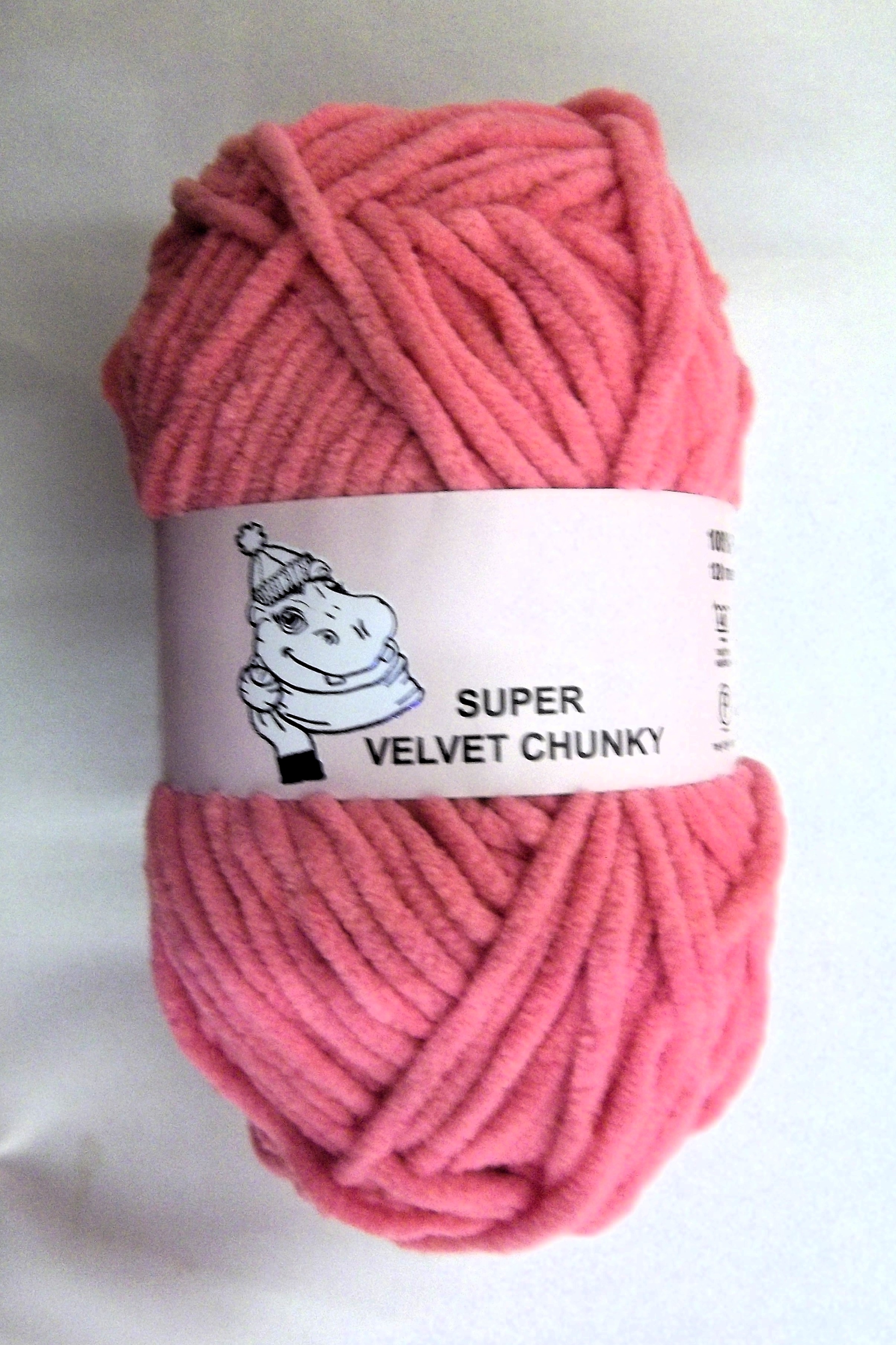 Woolyhippo Velvet Chunky Baby Soft Yarn Polyester Chenille Knitting Wool  100g